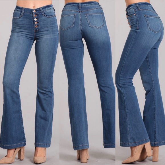 Celebrity Pink Denim - Celebrity Pink High Waist Flare Jeggings Size 11